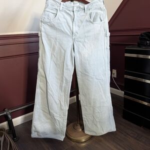 AGOLDE Light Blue / Seafoam Green Carpenters Jeans Wide Leg MiUSA